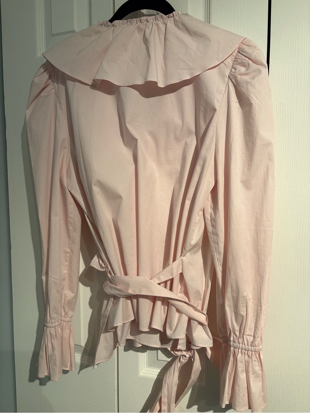 Rachel Parcell Light Pink Ruffle Wrap Blouse - Picture 3 of 3